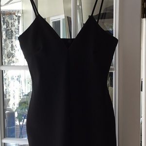 Misguided Black Dress midi